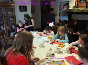 Having an activity can keep children occupied on something constructive while the grown ups get to chat and enjoy each others' company.