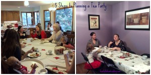 Once you have a guest count, be sure you have enough tables, chairs, and teacups for your guests.