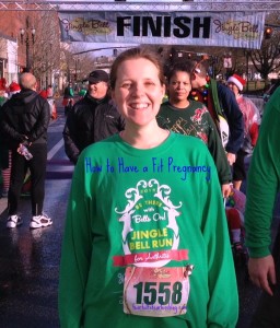 I completed my first official 5k walk at 4 months pregnant!