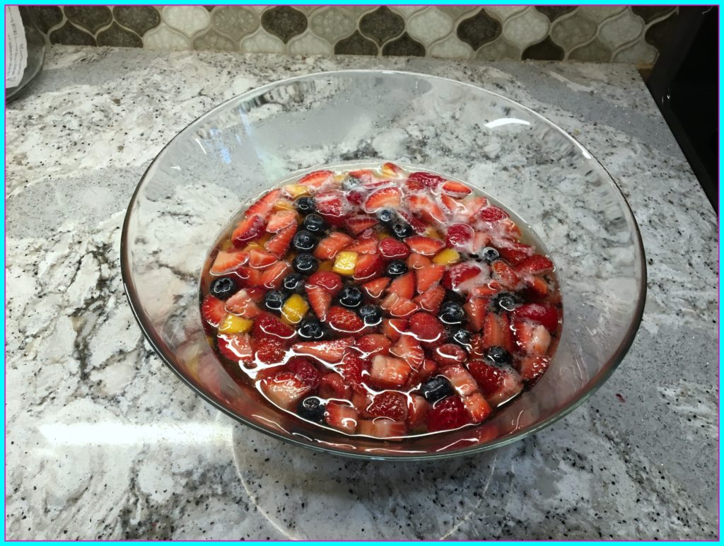 This Sangria Mocktail is the perfect spring drink for those who want something fun without the alcohol! fearlessfaithfulmom.com