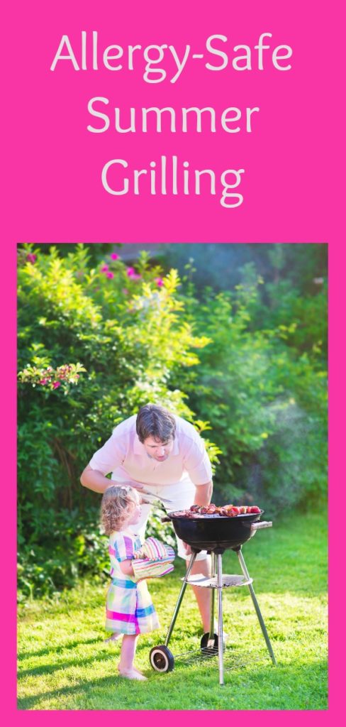 Have a fun & allergy-safe summer grilling season with these tips & tricks! #barbecue #summer #allergyfriendly