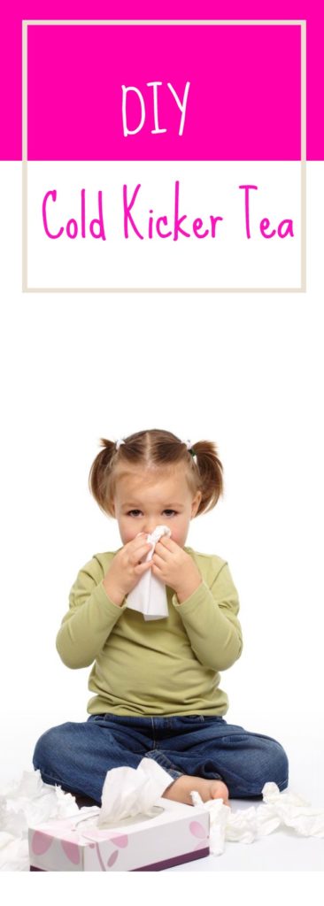 Cold & Flu season is upon us. Stop up your kitchen now to make this DIY Cold Kicker Tea!