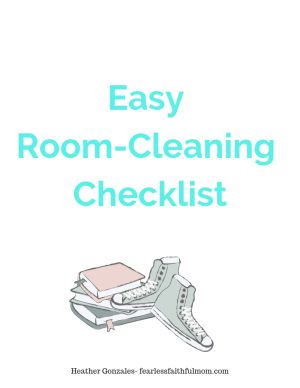 Easy Room Cleaning Checklist