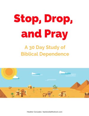 A 30 day study on Biblical dependence.