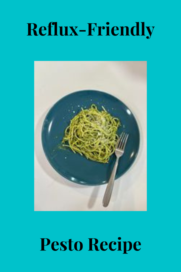 You're going to love this reflux-friendly and low FODMAP pesto recipe! Put it on your pasta, pizza, or even sandwiches!
