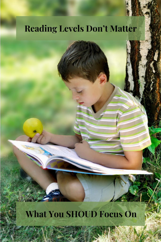 Stop worrying about whether books are hard enough. The truth is that reading levels don't matter! Just let kids read to enjoy and learn!