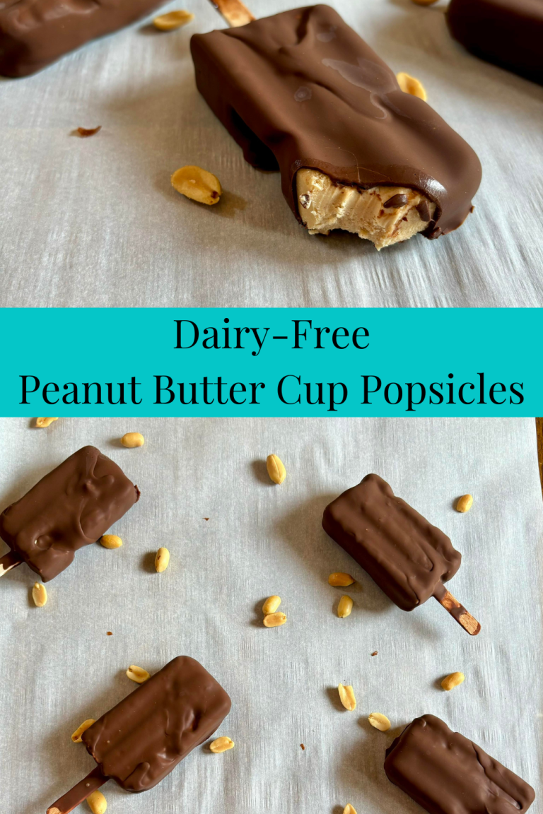 Dairy-Free Peanut Butter Cup Popsicles