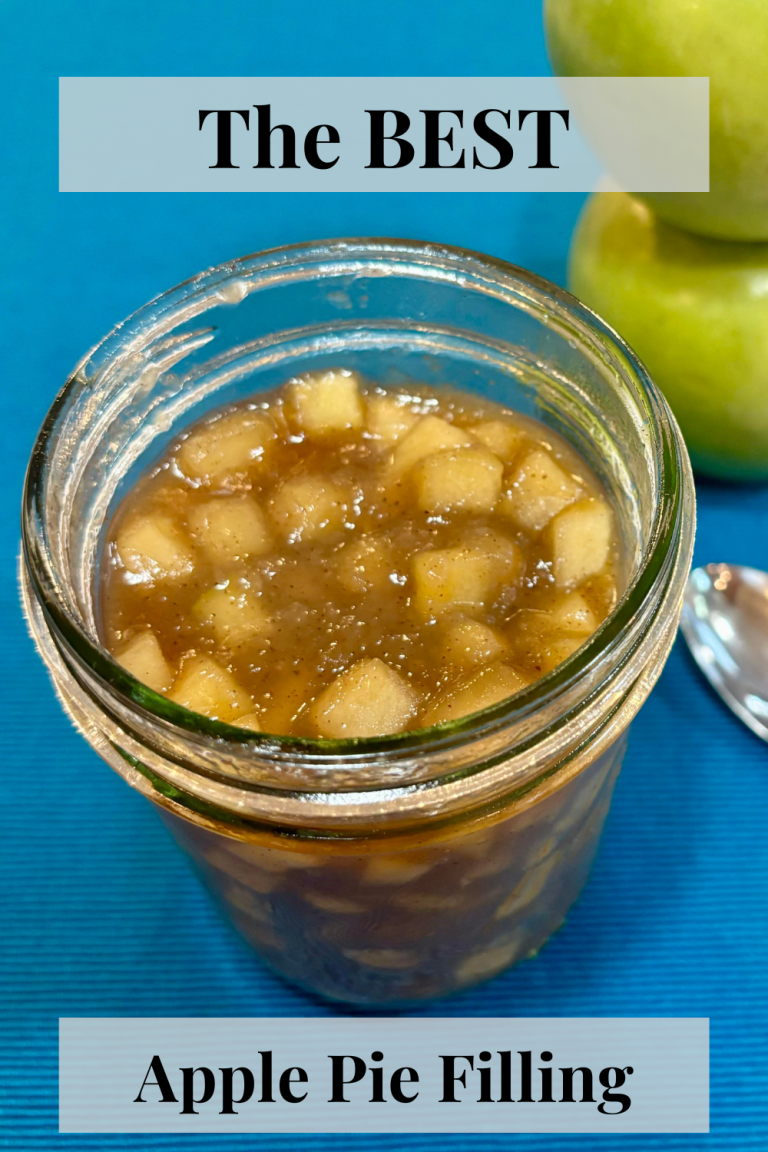 The apple pie filling recipe is the epitome of fall! The warm spices and apples pair perfectly with cake and ice cream.